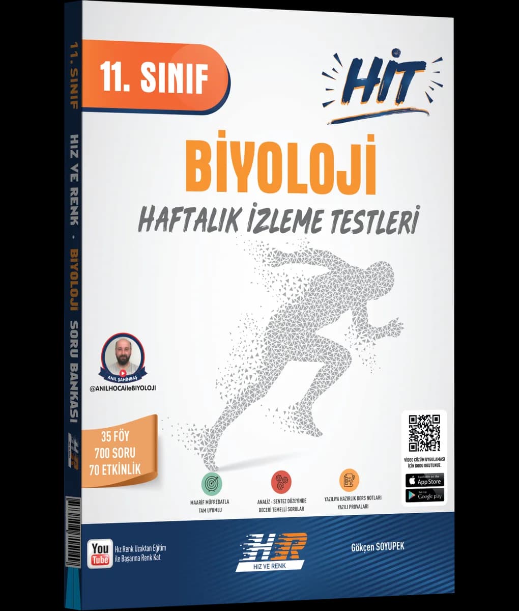 11. Sınıf Biyoloji HİT Soru Bankası kapak görseli