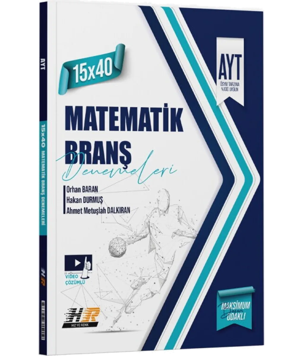 AYT Matematik 15 x 40 Denemeleri kapak görseli