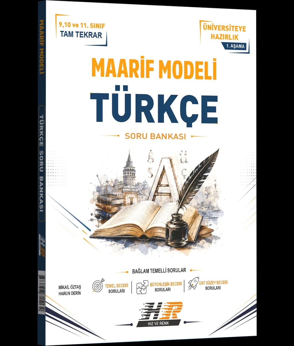 Türkçe Maarif Modeli 1. Aşama Soru Bankası kapak görseli