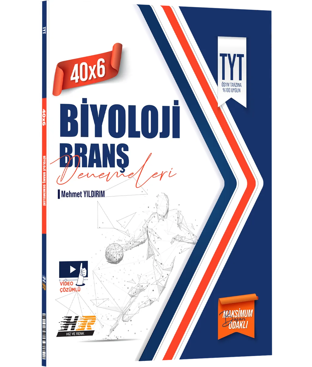 TYT Biyoloji 40 x 6 Denemeleri kapak görseli