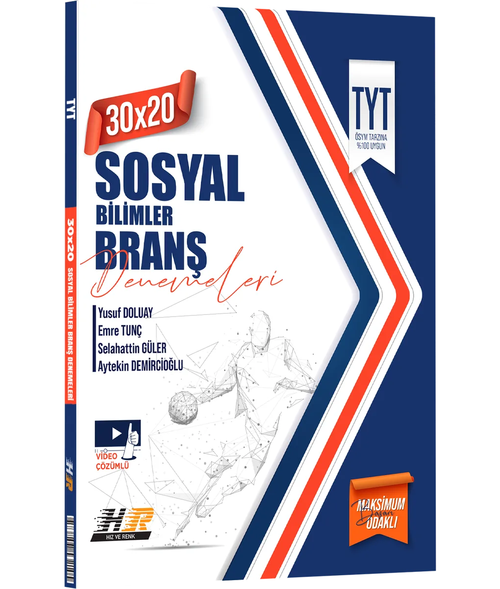 TYT Sosyal Bilimler 30 x 20 Denemeleri kapak görseli