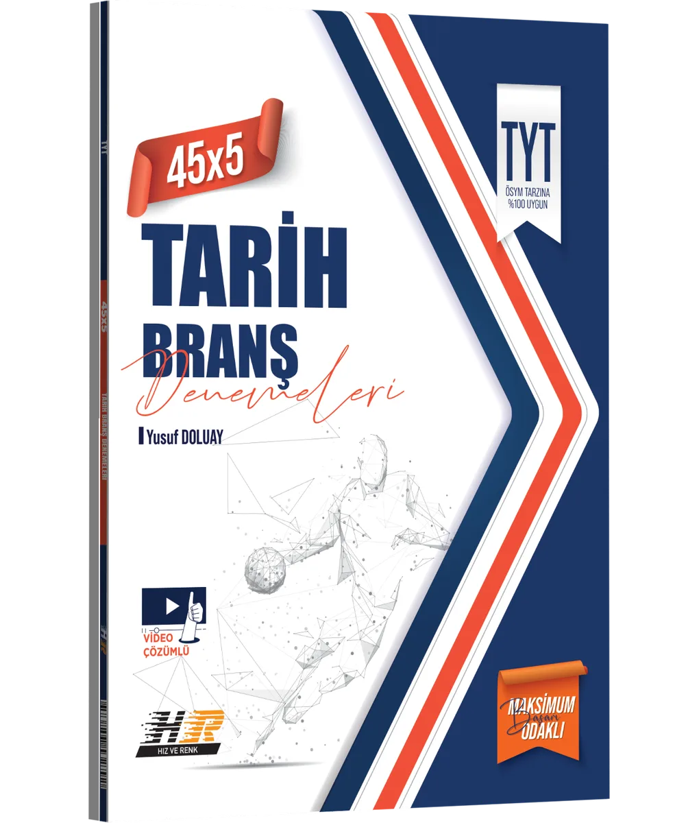 TYT Tarih 45 x 5 Denemeleri kapak görseli
