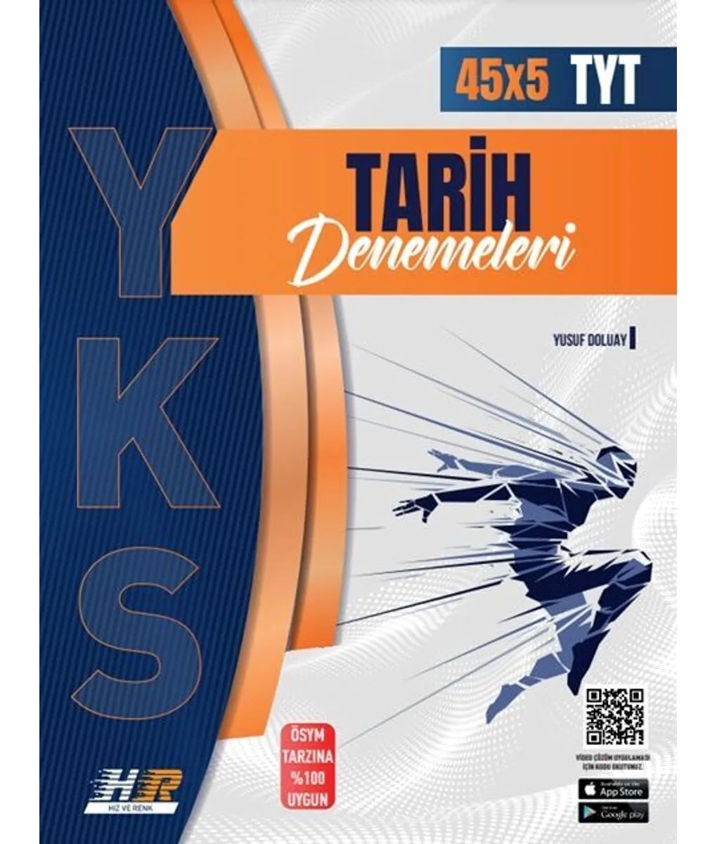 TYT Tarih 45 x 5 Denemeleri kapak görseli