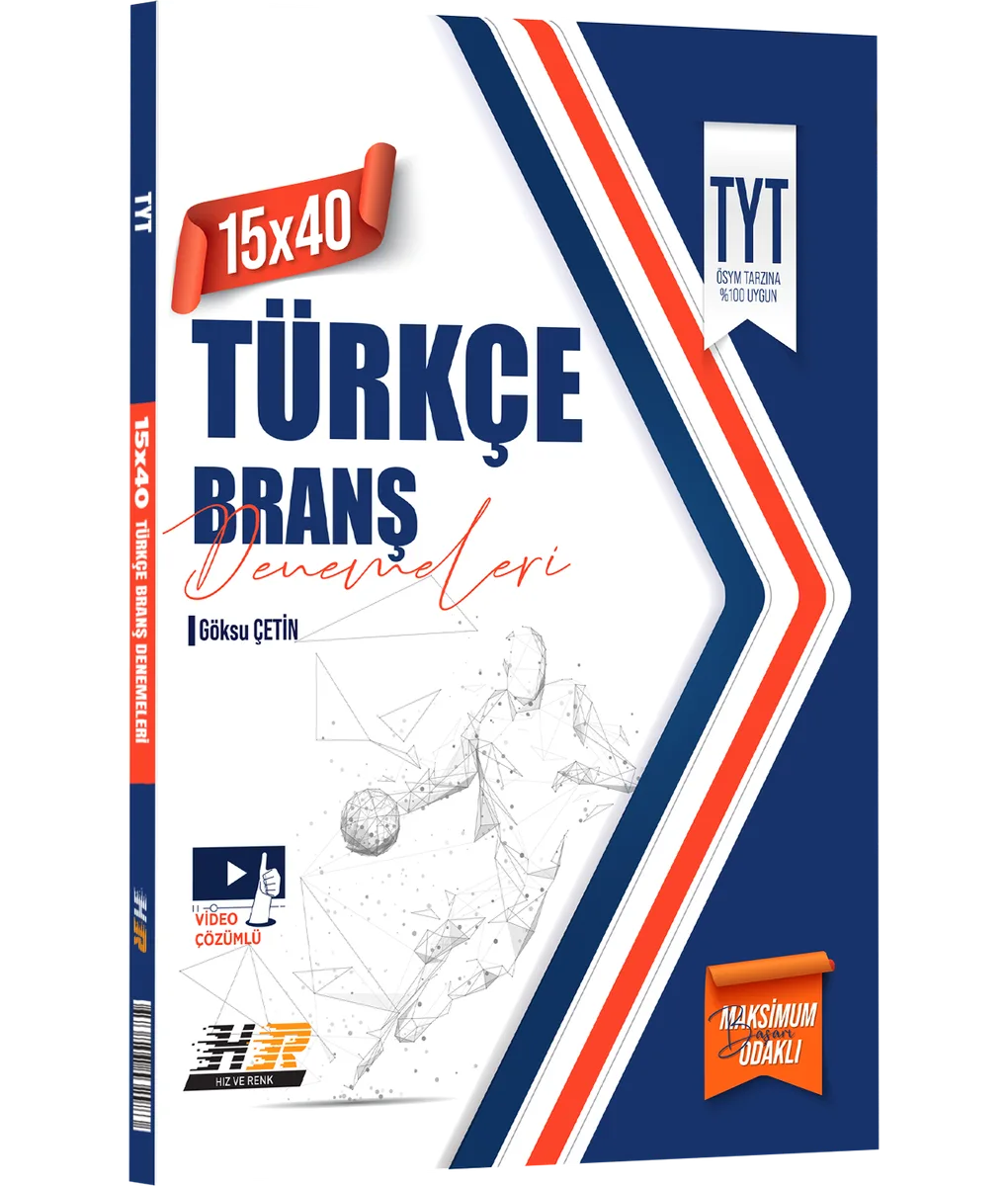 TYT Türkçe 15 x 40 Denemeleri kapak görseli